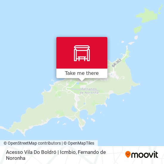 Acesso Vila Do Boldró | Icmbio map