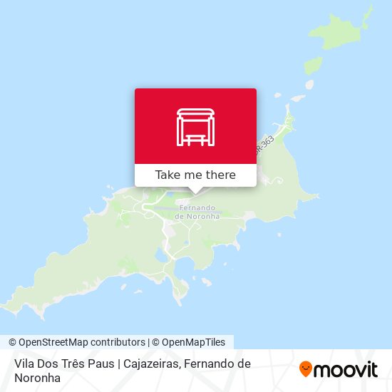 Mapa Vila Dos Três Paus | Cajazeiras