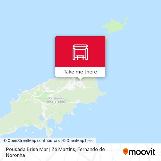 Mapa Pousada Brisa Mar | Zé Martins