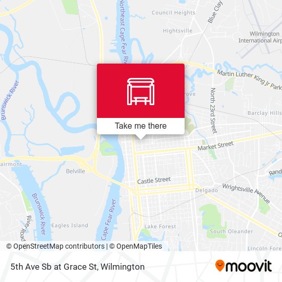 Mapa de 5th Ave Sb at Grace St