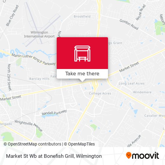 Market St Wb at Bonefish Grill map