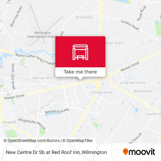 New Centre Dr Sb at Red Roof Inn map