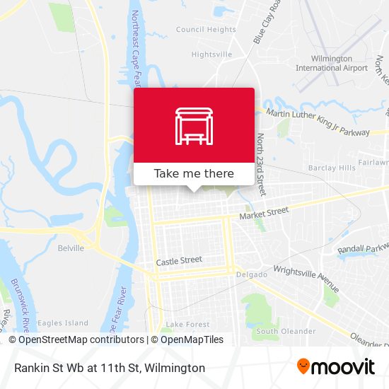 Rankin St Wb at 11th St map