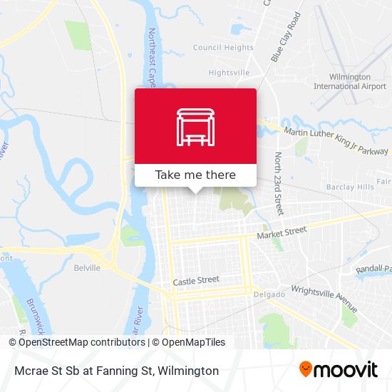Mapa de Mcrae St Sb at Fanning St