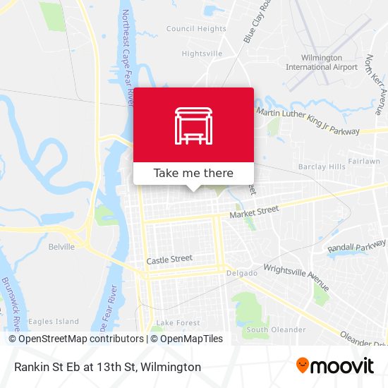 Mapa de Rankin St Eb at 13th St