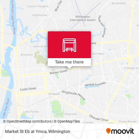 Mapa de Market St Eb at Ymca
