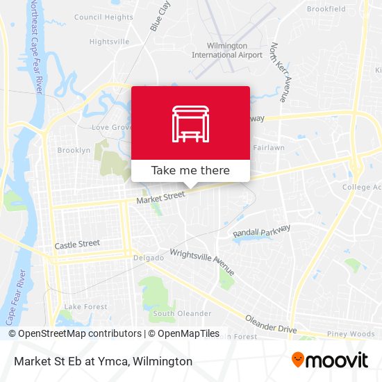 Market St Eb at Ymca map