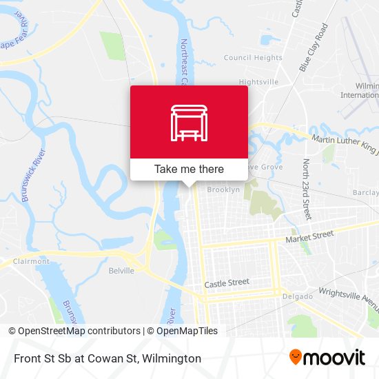 Mapa de Front St Sb at Cowan St