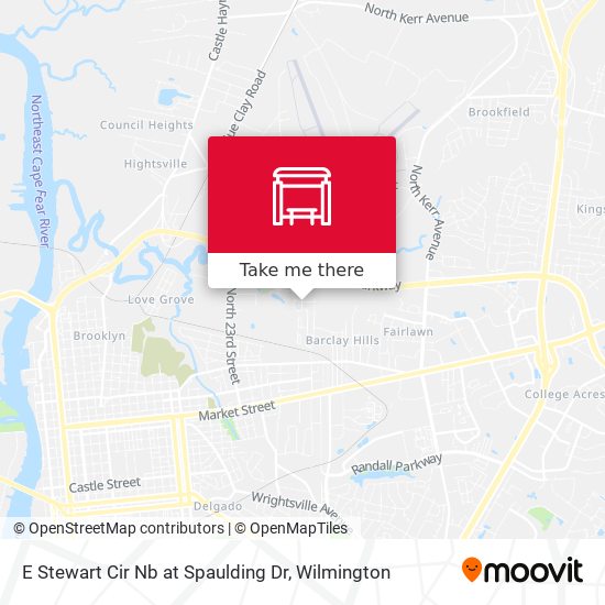 Mapa de E Stewart Cir Nb at Spaulding Dr