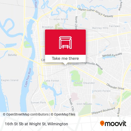 Mapa de 16th St Sb at Wright St