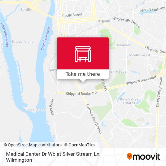 Medical Center Dr Wb at Silver Stream Ln map