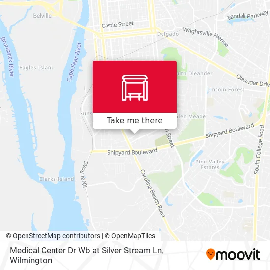 Mapa de Medical Center Dr Wb at Silver Stream Ln