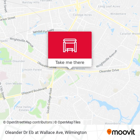 Oleander Dr Eb at Wallace Ave map