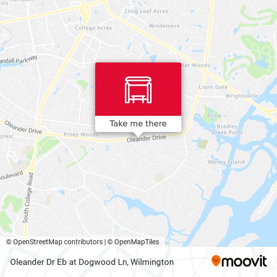 Oleander Dr Eb at Dogwood Ln map