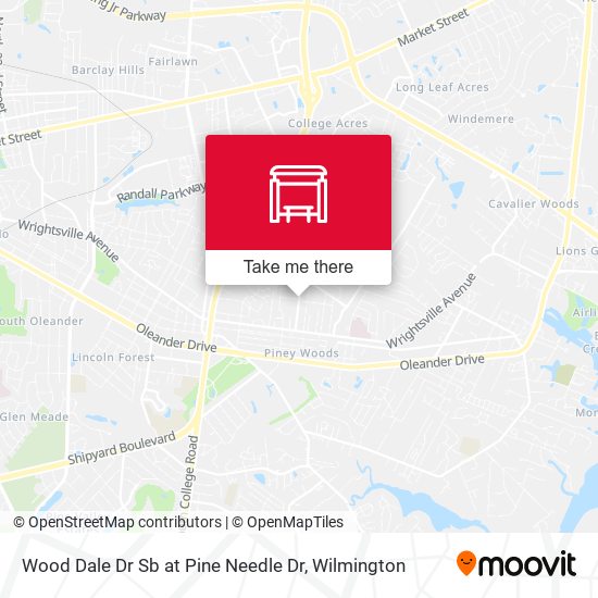 Mapa de Wood Dale Dr Sb at Pine Needle Dr