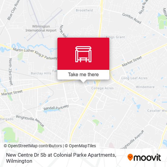 New Centre Dr Sb at Colonial Parke Apartments map