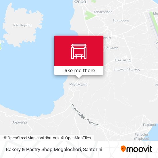 Bakery & Pastry Shop Megalochori map