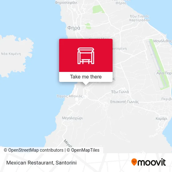 Mexican Restaurant map