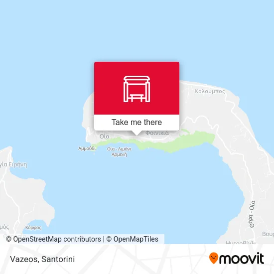 Vazeos map