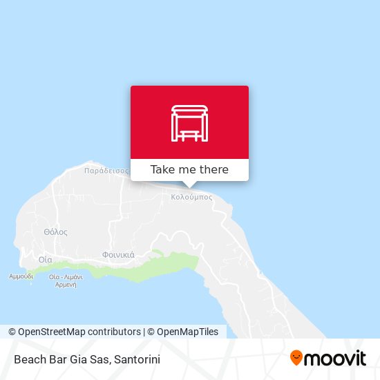 Beach Bar Gia Sas map