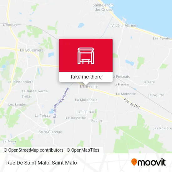 Rue De Saint Malo map