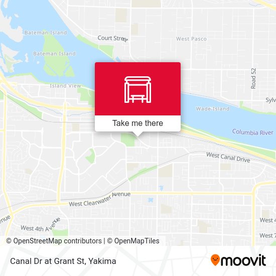Canal Dr at Grant St map