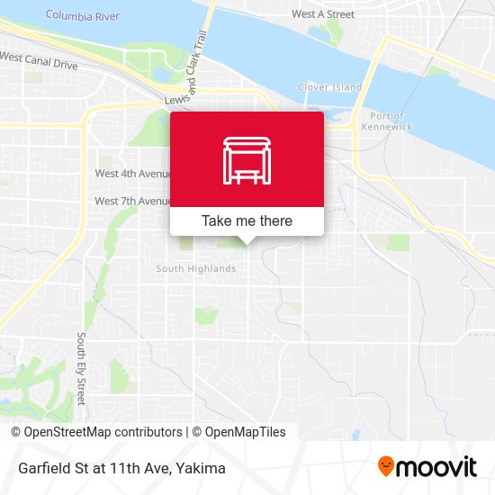 Mapa de Garfield St at 11th Ave