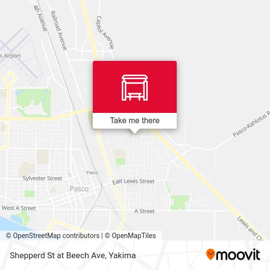 Shepperd St at Beech Ave map