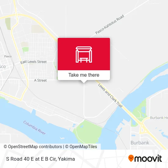 S Road 40 E at E B Cir map