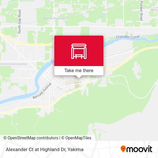 Mapa de Alexander Ct at Highland Dr