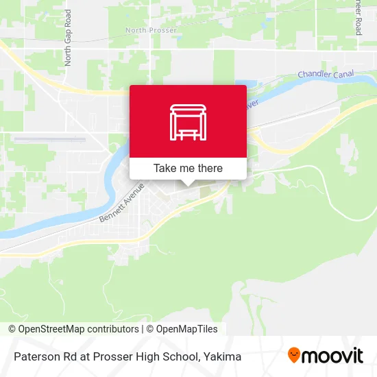 Paterson Rd at Prosser High School map