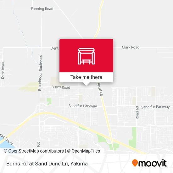 Mapa de Burns Rd at Sand Dune Ln