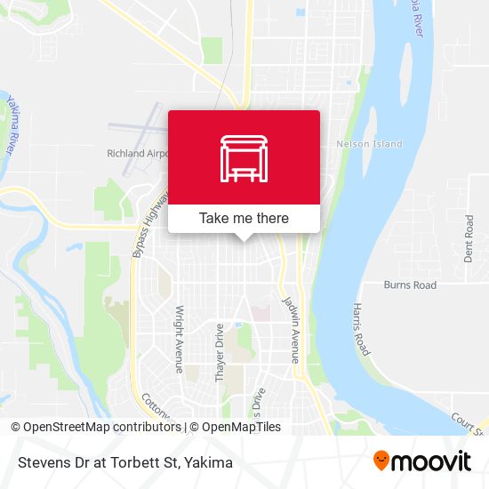 Stevens Dr at Torbett St map