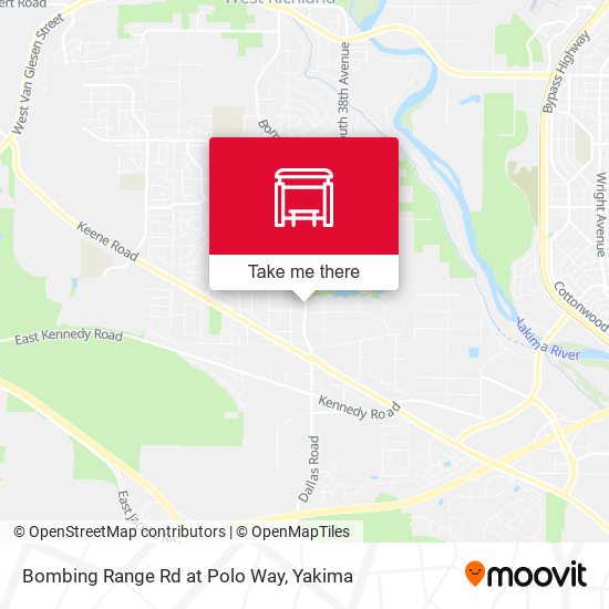 Bombing Range Rd at Polo Way map