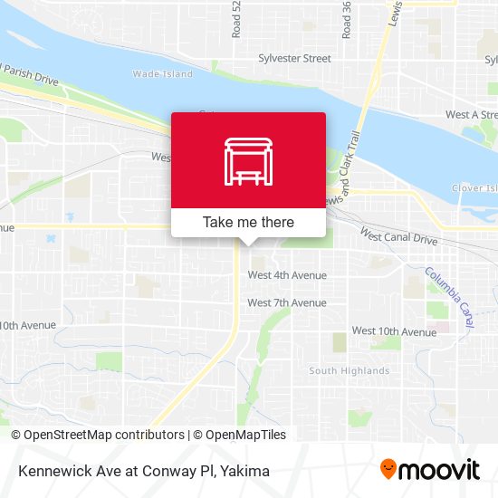 Kennewick Ave at Conway Pl map