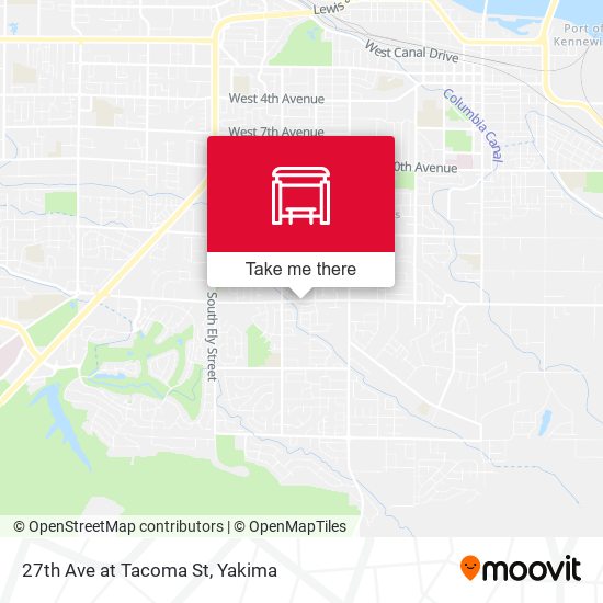 27th Ave at Tacoma St map