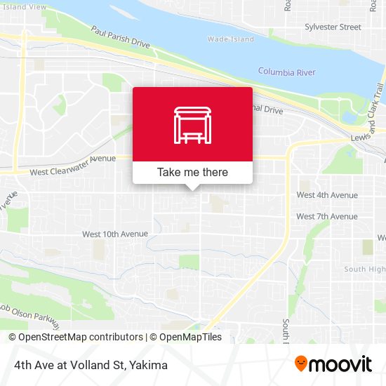4th Ave at Volland St map