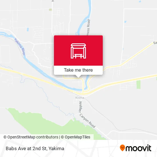 Babs Ave at 2nd St map