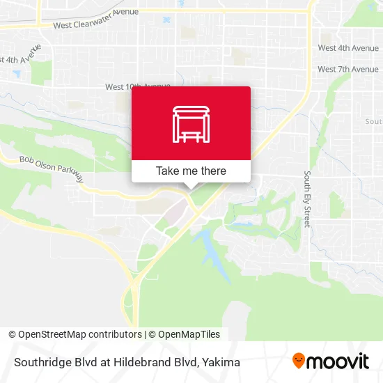Mapa de Southridge Blvd at Hildebrand Blvd