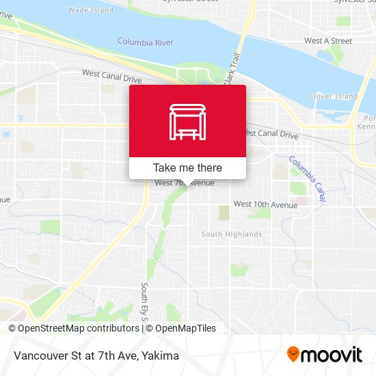 Mapa de Vancouver St at 7th Ave