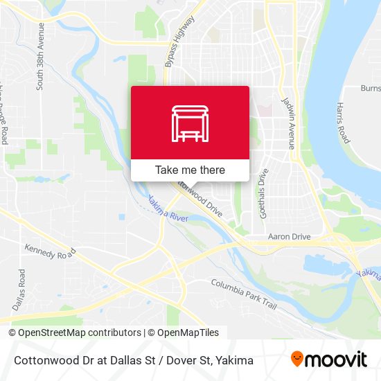 Cottonwood Dr at Dallas St / Dover St map