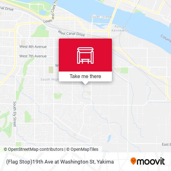 (Flag Stop)19th Ave at Washington St map