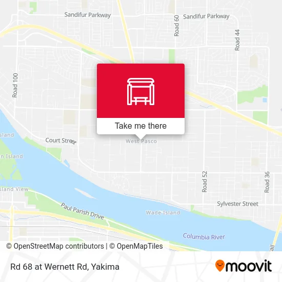Rd 68 at Wernett Rd map