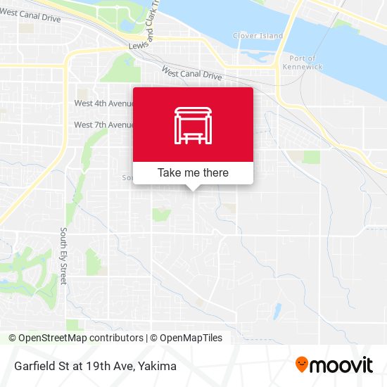 Mapa de Garfield St at 19th Ave