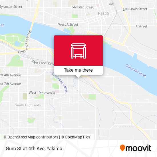 Mapa de Gum St at 4th Ave