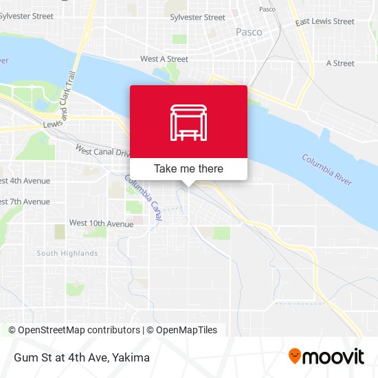 Gum St at 4th Ave map