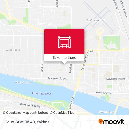 Mapa de Court St at Rd 40