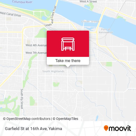 Garfield St at 16th Ave map
