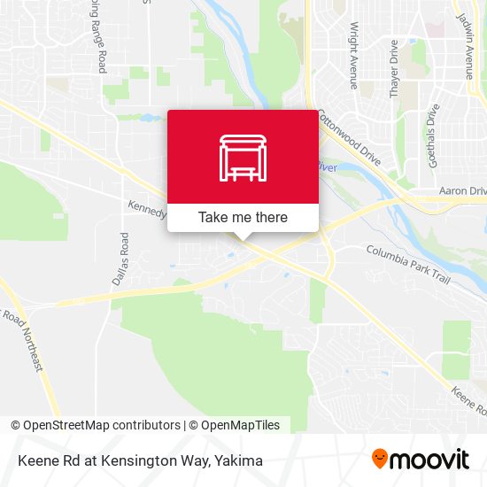 Mapa de Keene Rd at Kensington Way