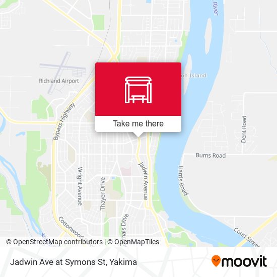 Jadwin Ave at Symons St map